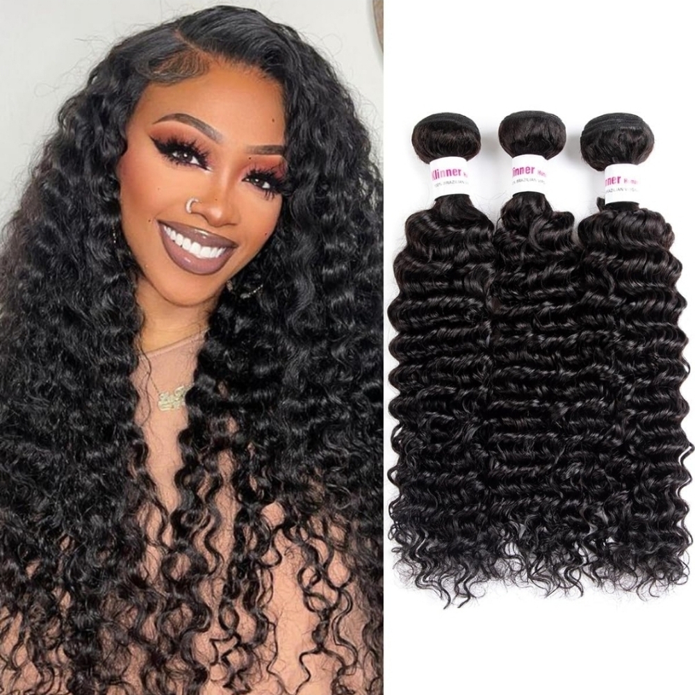 FREE CLOSURE INCLUDED‼️ Deep Wave Bundle Set (3)